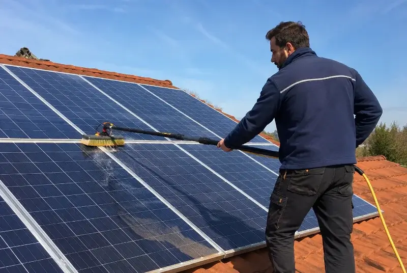 Nettoyage et entretien de panneaux solaires à Puybegon
